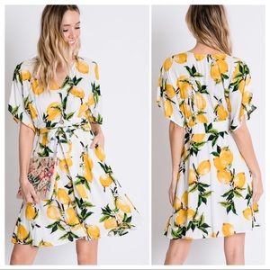 Delilah Loves Lemons Botanical Dress